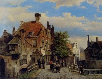 unknow artist European city landscape, street landsacpe, construction, frontstore, building and architecture. 329 oil painting picture